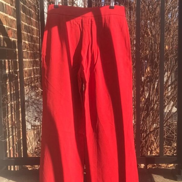 Sezane Red Women's Pants - Picture 7 of 11